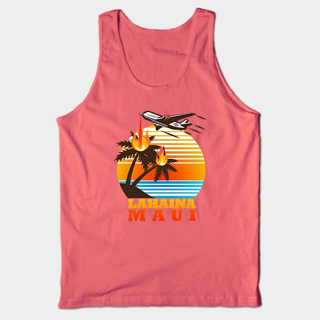 Lahaina wildfire cause Tank Top by Truth Messenger